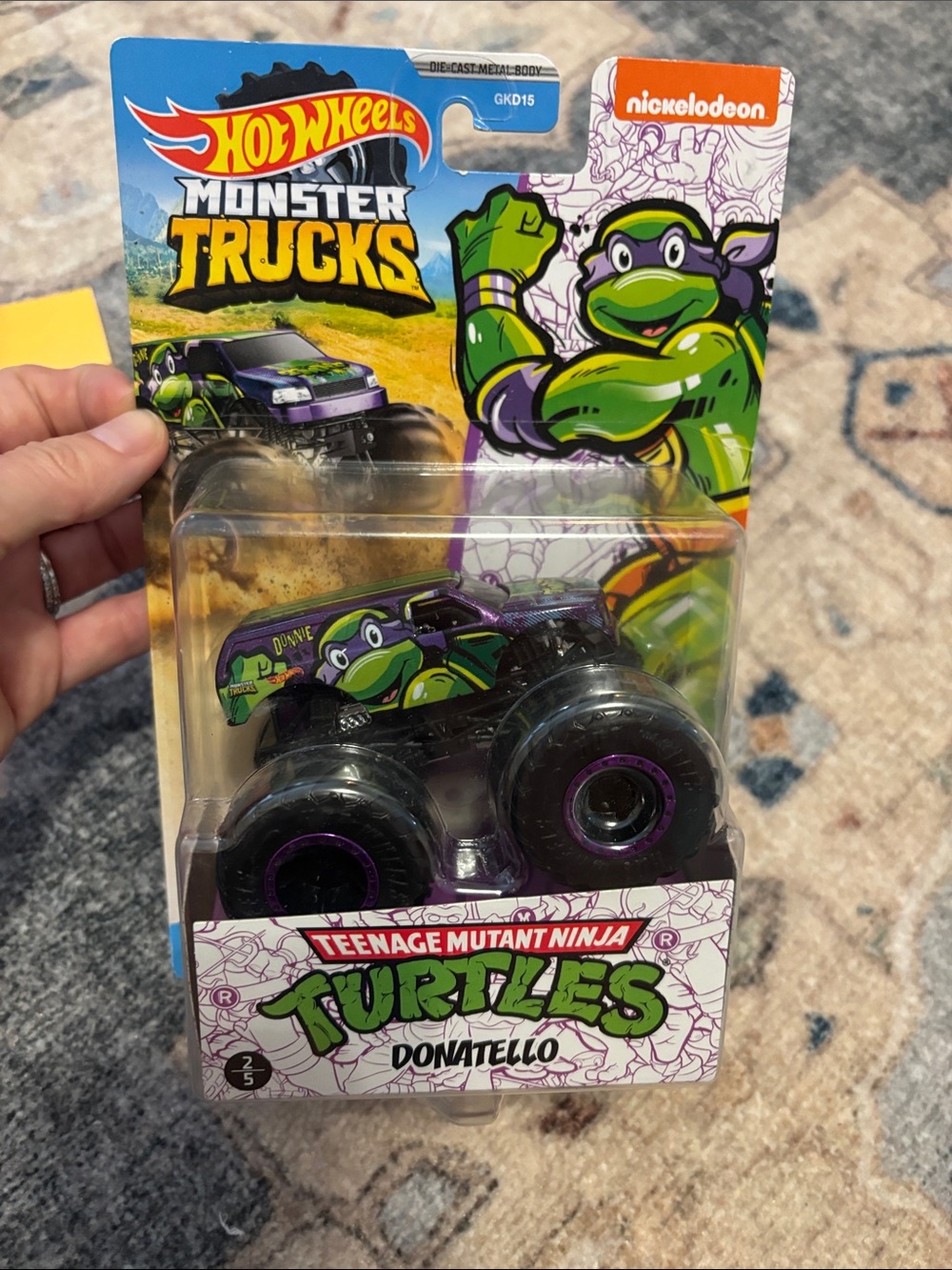 NWT. Monster Trucks Teenage Mutant Ninja Turtles Donatello - Green and Purple